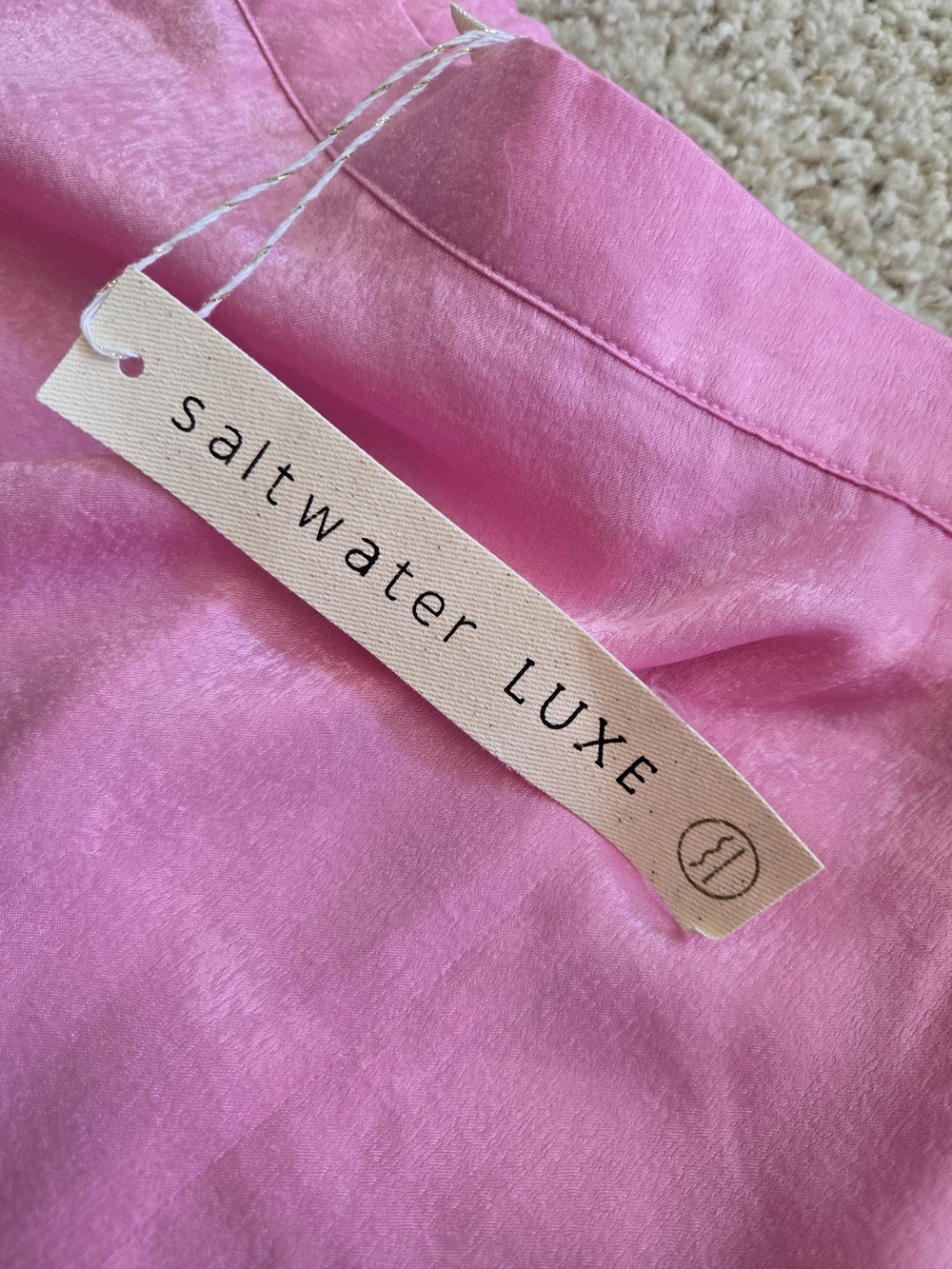 Anthropologie Saltwater Luxe Narissa Bubblegum Pink Maxi Skirt Size S